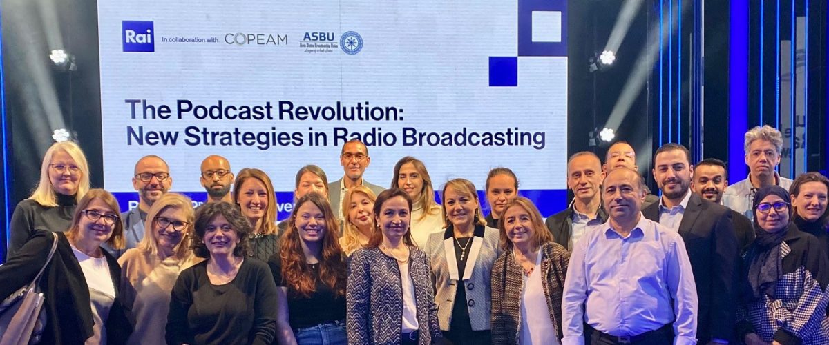 “The podcast revolution: new strategies in radio broadcasting” – International training by RAI in collaboration with COPEAM and ASBU